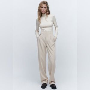 ZARA PLEATED MENSWEAR STYLE PANTS